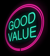 Value for money.