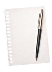 notebook textbook white blank paper