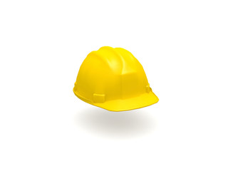 Fototapeta premium 3D Yellow Hard Hat