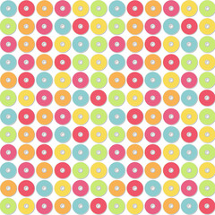 Pattern of colorful CD. Vector design.
