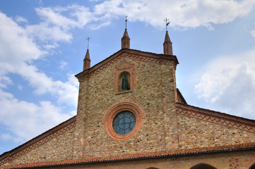 Fototapeta premium Abbey of St. Colombano. Bobbio. Emilia-Romagna. Italy.