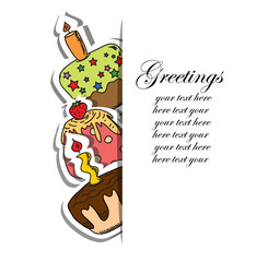 День рождения фон для вашего дизайна