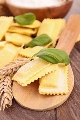 raw ravioli