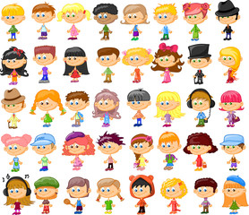 Набор из мультфильма милые дети