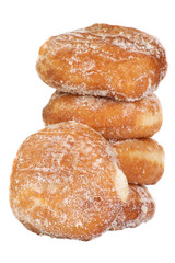 Doughnuts on White