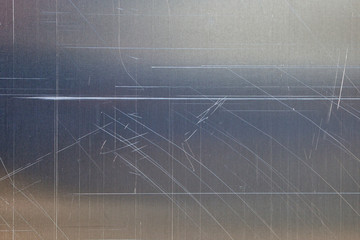 Hintergrundtextur von zerkratztem Metall