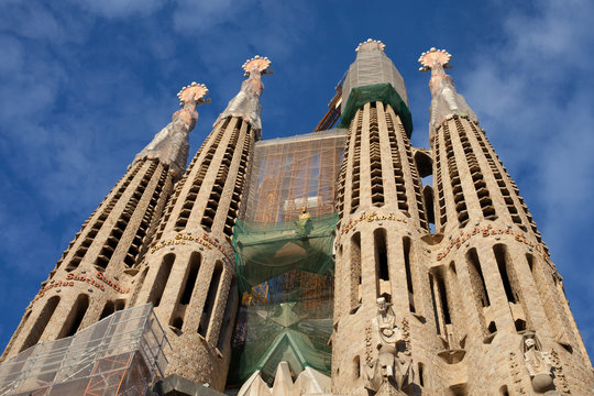West towers of La Sagrada Familia