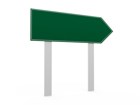 Blank Road Sign Template