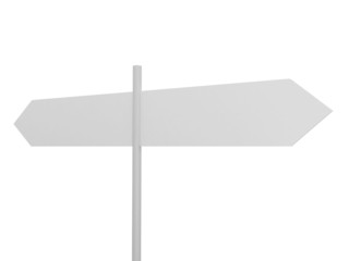 Obraz premium Blank Traffic Sign