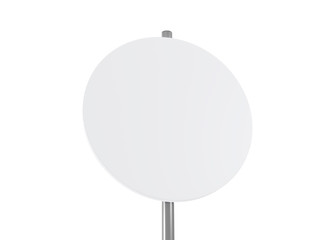 Obraz premium Rounded Road Sign