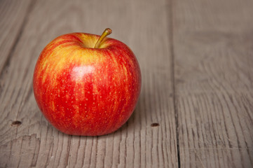 Apple on table