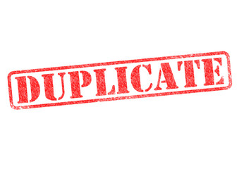 DUPLICATE