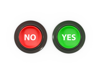 No and Yes Buttons