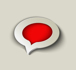 speech bubble vector