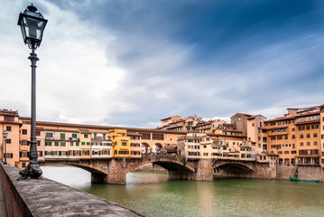 Obraz premium Ponte Vecchio sur l'Arno à Florence