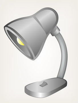 recommend clip art: Desk lamp. Style vector