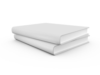 Realistic Blank Book Cover