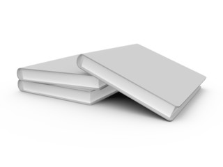 Realistic Blank Book Cover