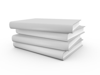 Realistic Blank Book Cover