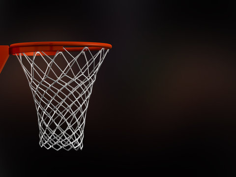 Basketball Basket in Arena