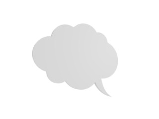 Cloudy Speech Bubble