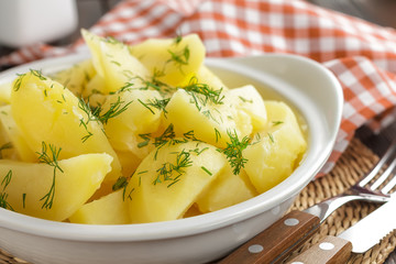 Boiled potatoes
