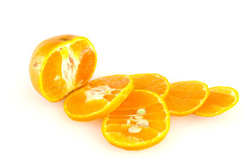 Oranges Isolated on White Background