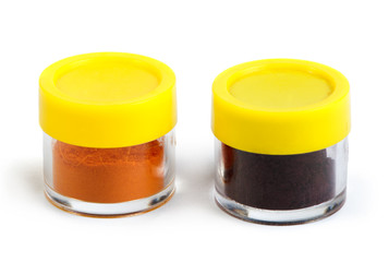 Artificial food coloring pigment or substances in pack