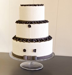 Tarta decorada con fondant