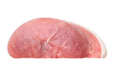 Fresh raw meat on white background