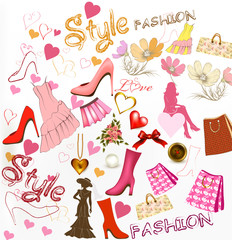 Fashion  stylish background