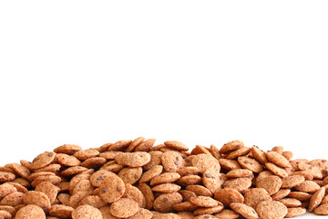 chocolate cereal, Macro closeup for design work