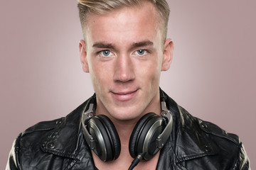 Portrait from a young dj