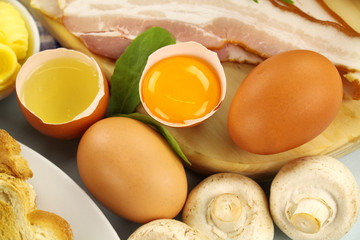 Omelette Ingredients