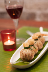 Thai appetizer, Money bag.