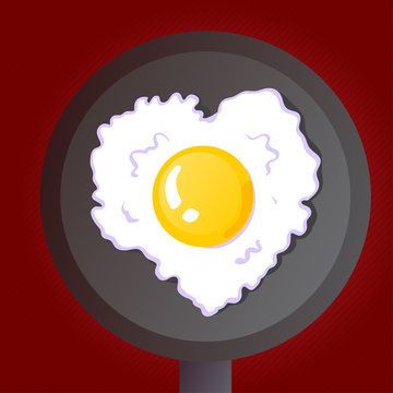 heart shaped egg