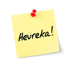 Notizzettel Heureka