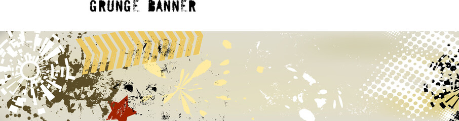Fototapeta premium grungy banner,free copy space,vector