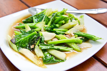 Healthy vegetable fried of Chinese style