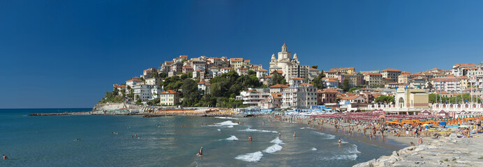 the beautiful town of Porto Maurizio - obrazy, fototapety, plakaty