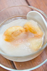 sweet preserve zalacca in syrup