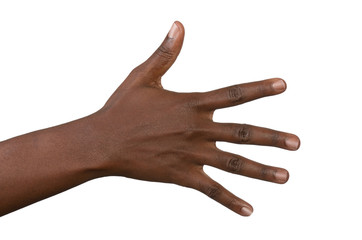 Geöffnete Hand, Handrücken