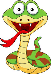 Obraz premium Snake cartoon