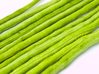 Yardlong bean, Vigna unguiculata subsp. sesquipedalis, isolated