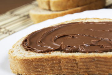 bread with chocolate