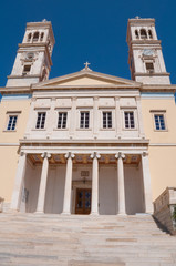 Fototapeta na wymiar Katedra Świętego Mikołaja, Ermoupolis (Grecja)