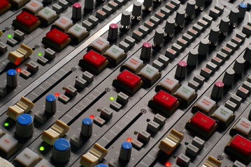  mixer in the recording studio