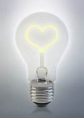 Love Concept Bulb