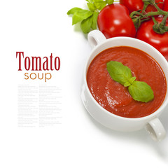 Traditional tomato soup