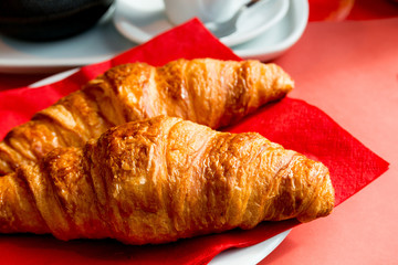 fresh croissant